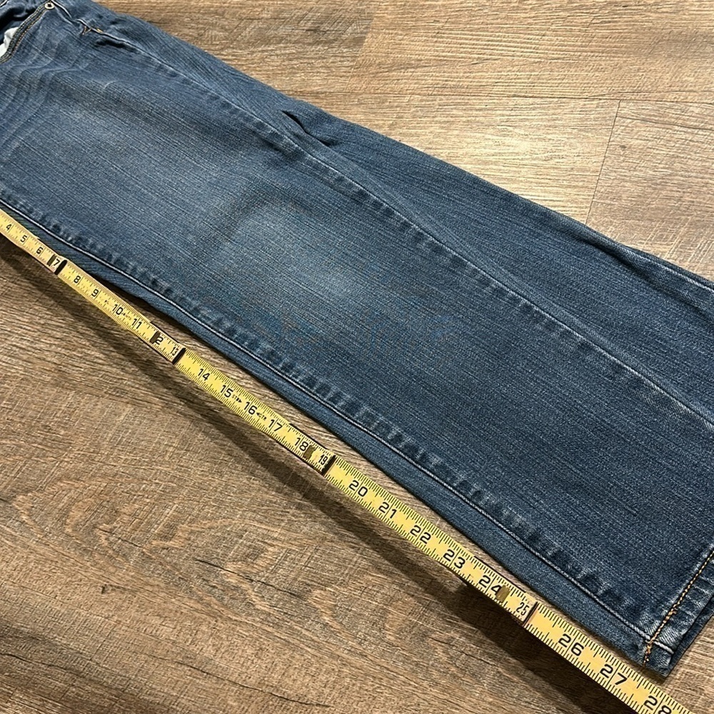 Aeropostale distressed, skinny blue jeans size 4 regular - Picture 10 of 10